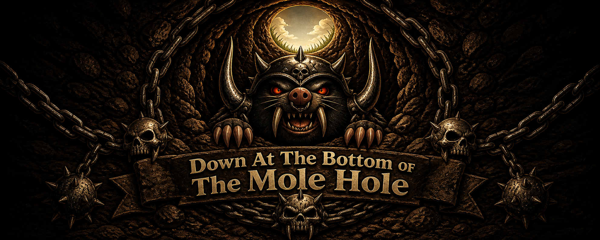 Down At The Bottom Of The Mole Hole banner